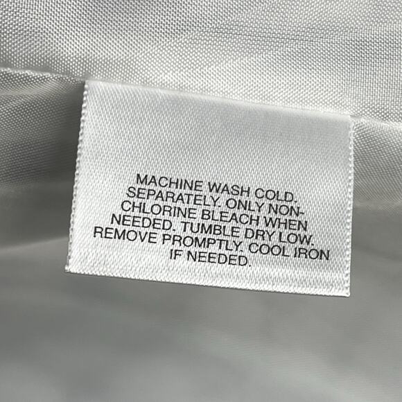 Covington Geometric Print Jacket Black White Snap Belt Wrap Waist Women XL Chic - Picture 6 of 8